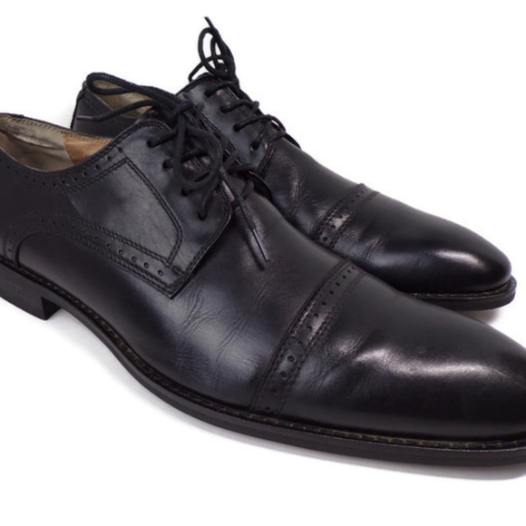 Vince Camuto Mens Leather Cap-Toe Oxfords MS1635 main image 4